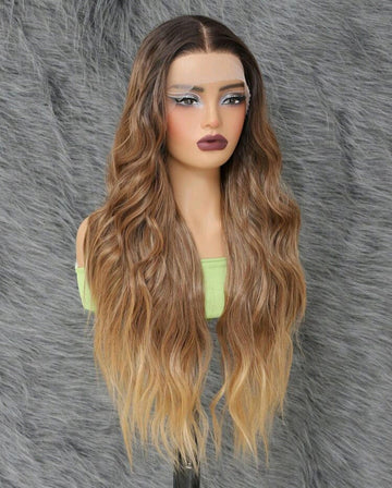 LUMINA – 28” Ombre Blonde Body Wave Wig
